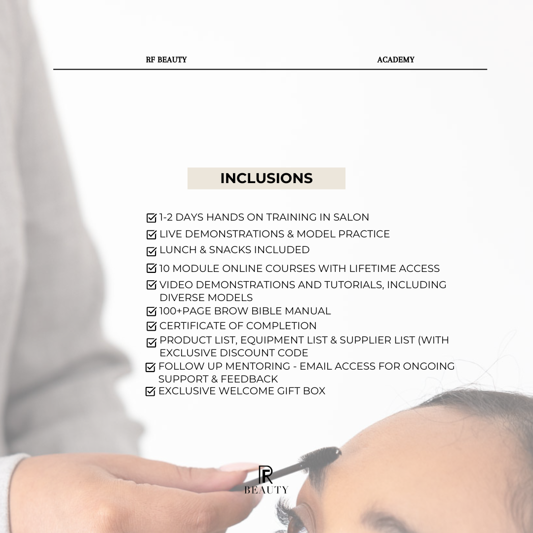 In Person Brow Mastery | 2 DAYS