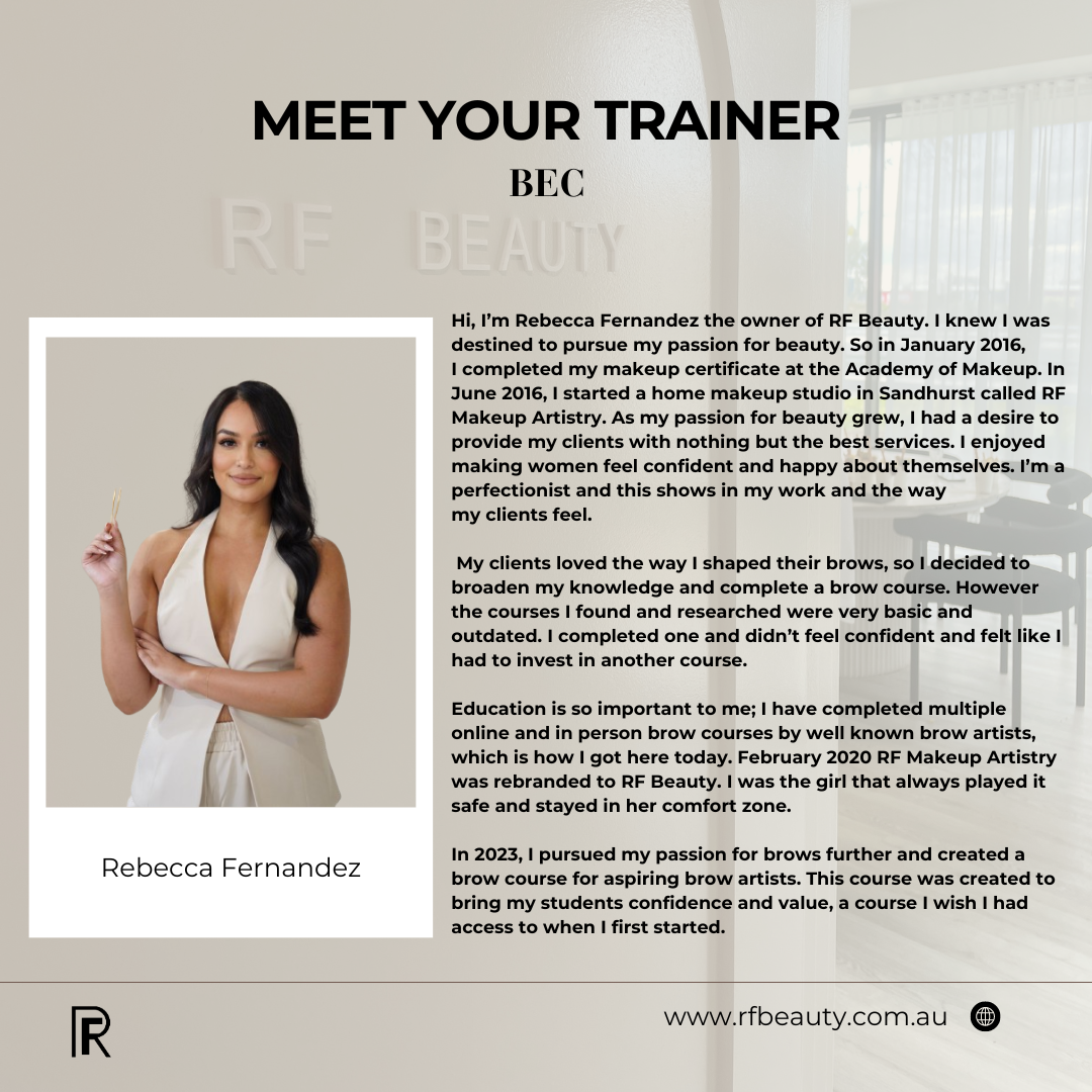 In Person Brow Mapping Training